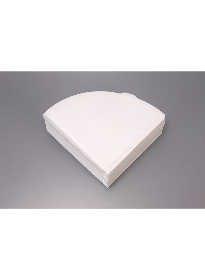 هاريو فلتر ورقي ابيض للقهوة من هاريو 02، 6 عبوات تحتوي على 100 ورقة (اجمالي 600 ورقة) (مستوردة من اليابان) - Image 2